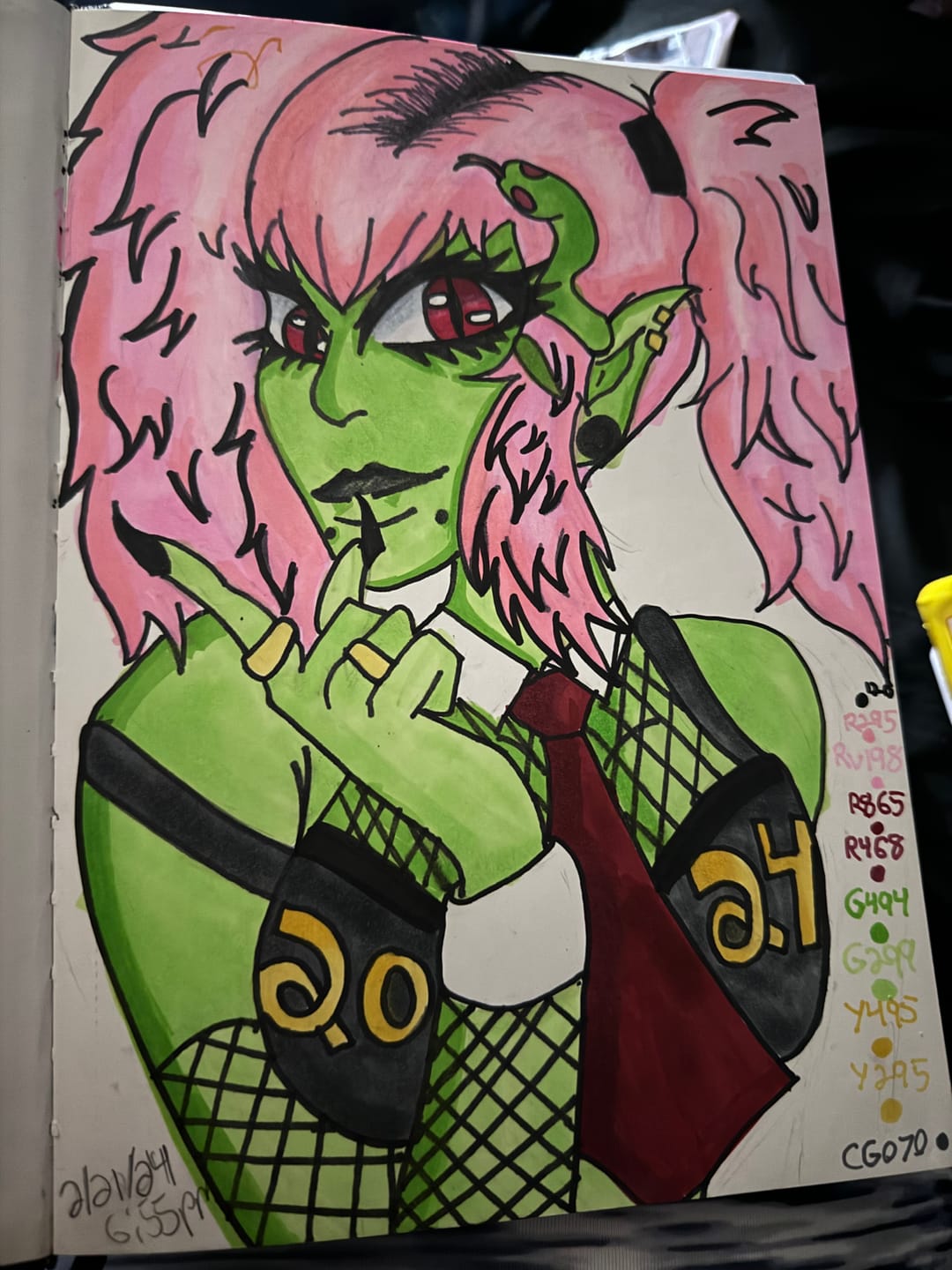 Customer photo review of Ohuhu Marker Pads Art Sketchbooks for Markers, 2 Pack