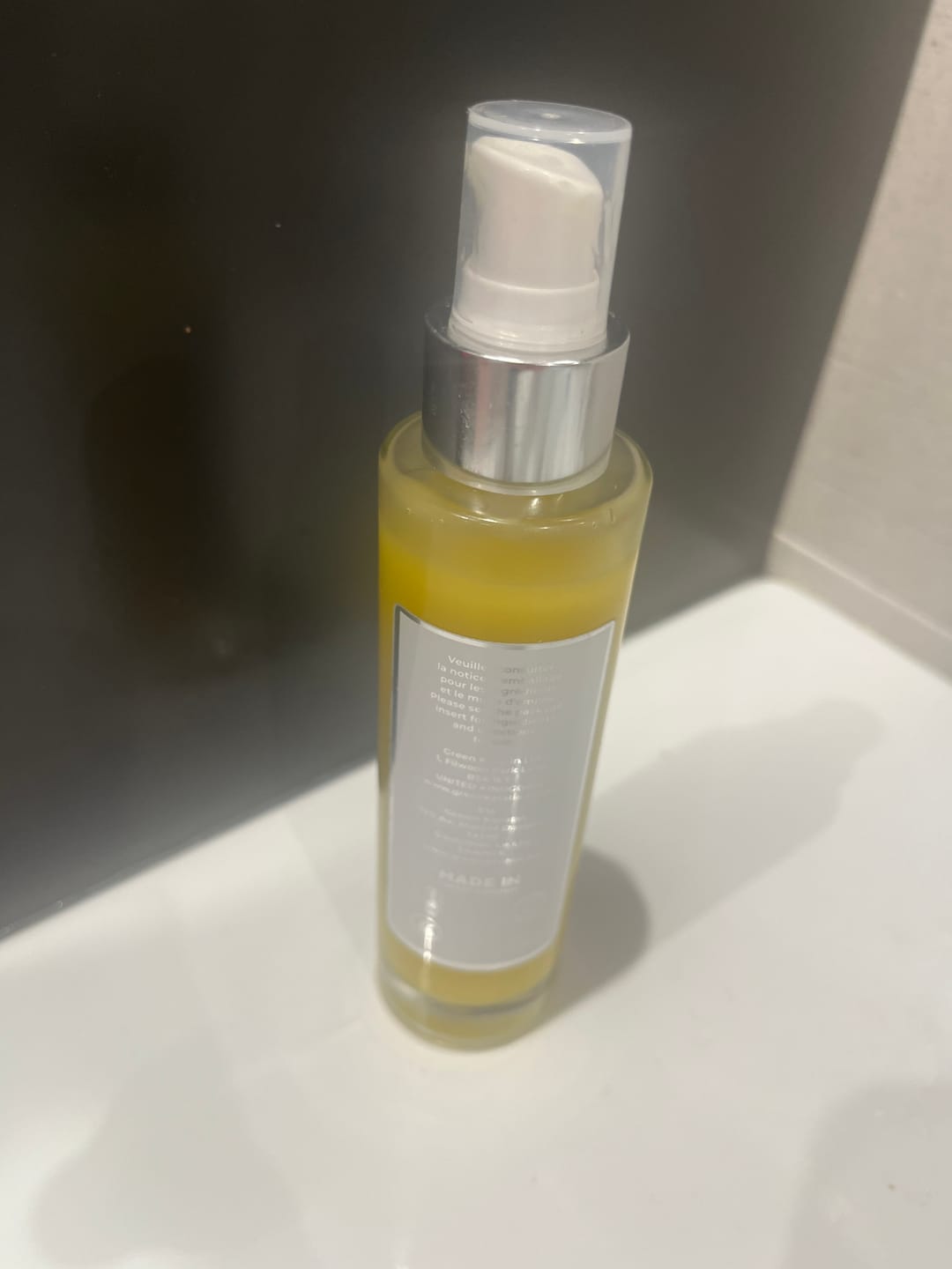 Customer photo review of YELLOW PLASMA – Sérum Réparateur pour le visage #FF