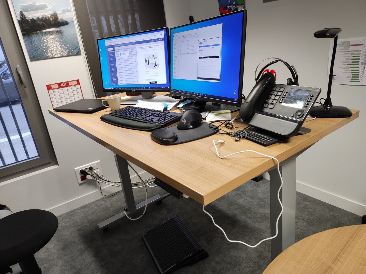 Customer photo review of Maidesite T2 Pro Plus - Bureau assis debout électrique
