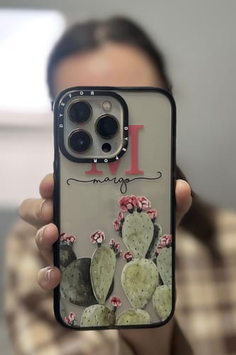Customer photo review of Personalised Cacti iPhone Case