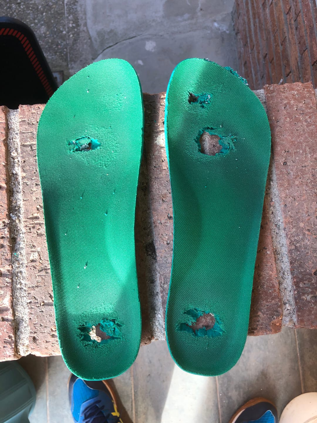 Customer photo review of Microfibra - Plantillas Barefoot