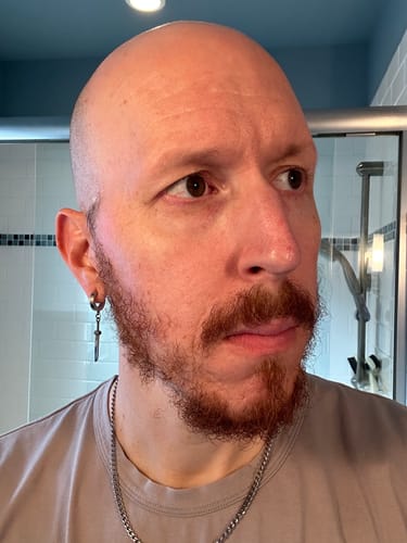 Customer photo review of Mister Broadsword Earring