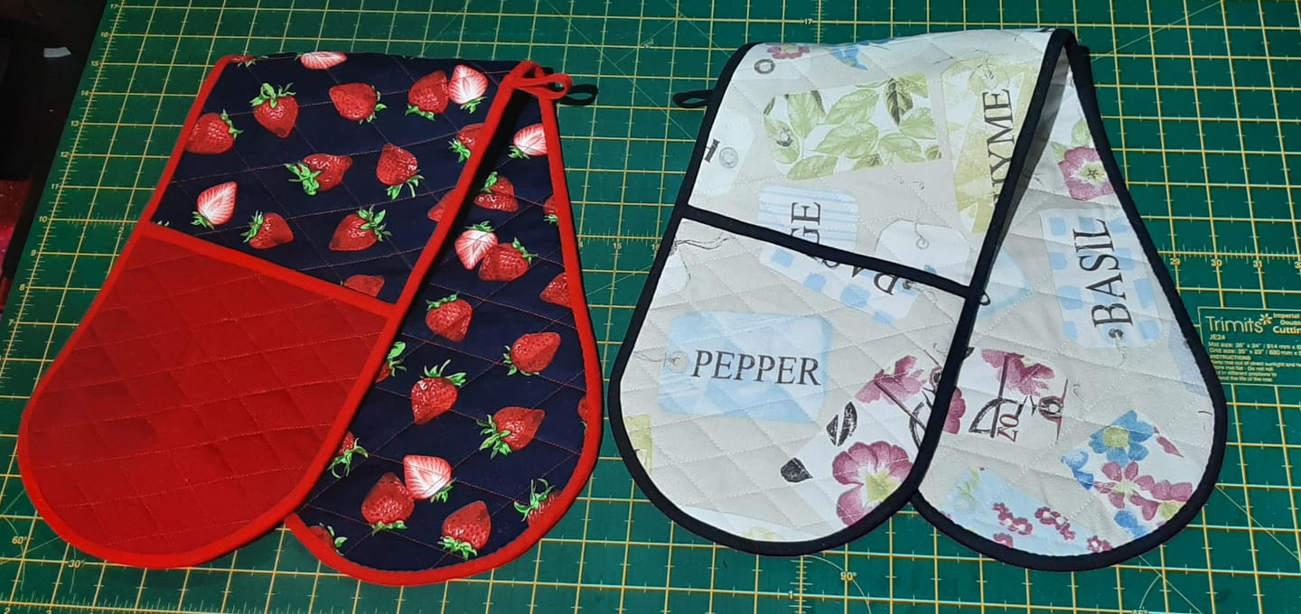 Customer photo review of Strawberry Rose & Hubble Cotton Poplin Fabric