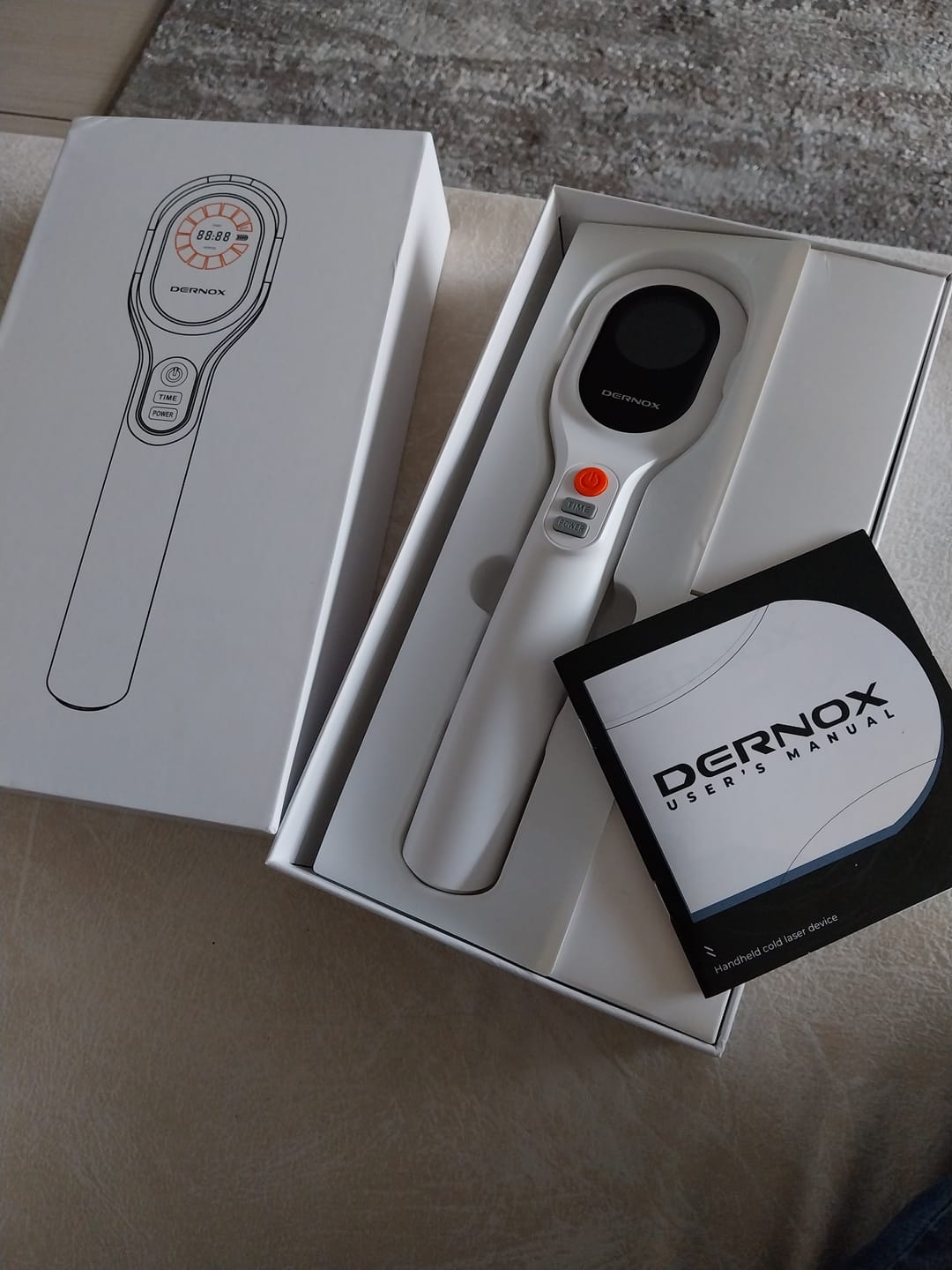 Customer photo review of Dernox™ Handheld Cold Laser Device