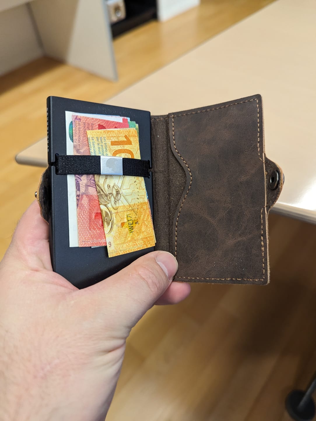 Customer photo review of Slim Wallet