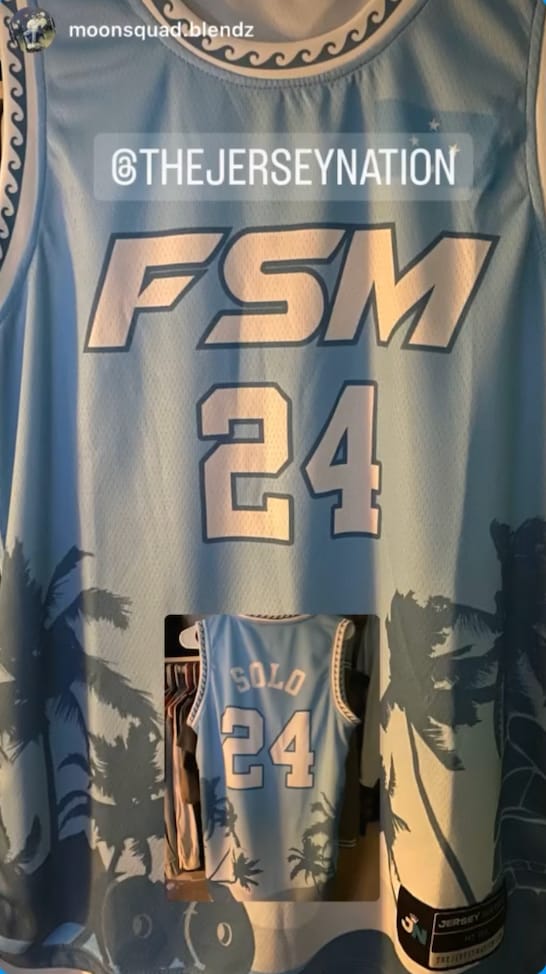 Customer photo review of FSM Micronesia Custom Basketball Jersey