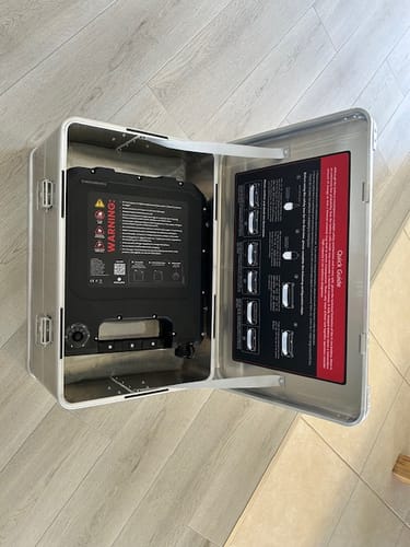 Customer photo review of Fireproof Battery Box - Takuma & Waydoo
