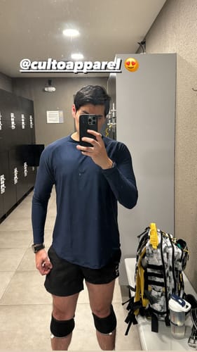 Customer photo review of Training Long Sleeve - Navy Blue
