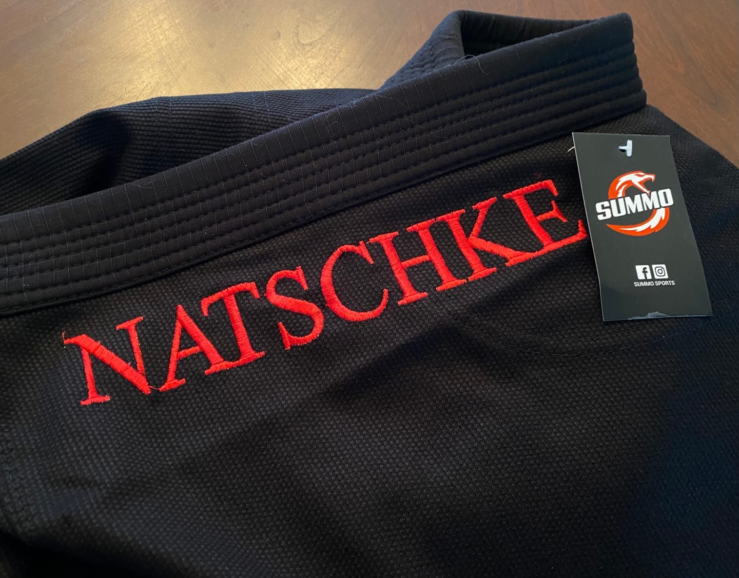 Customer photo review of Alpha Custom Black Brazilian Jiu Jitsu Gi (BJJ GI)