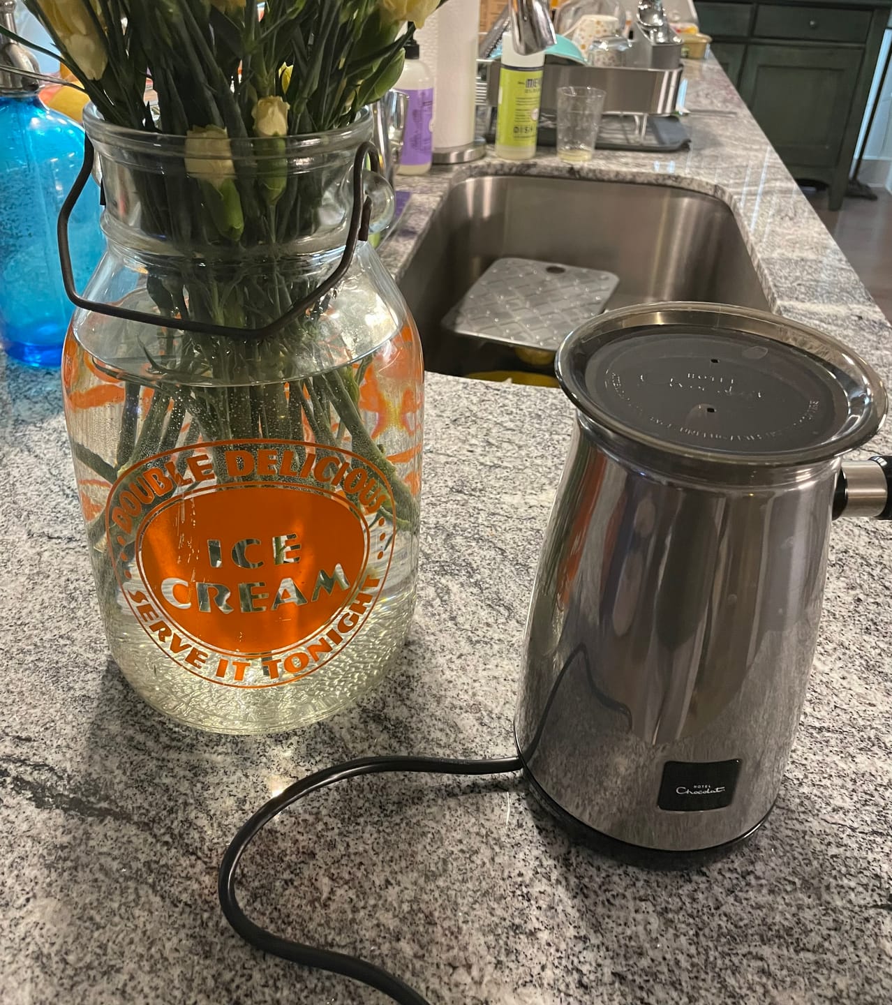 Customer photo review of Classic 70% Hot Chocolate Flakes