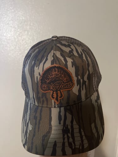 Customer photo review of Turkey Only Fans, Leather Patch Trucker Hat