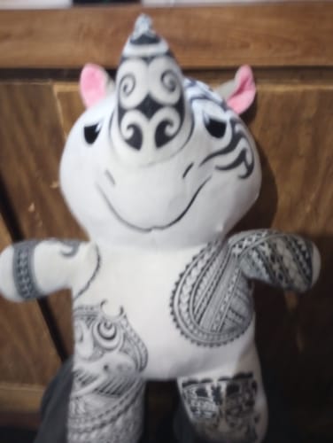 Customer photo review of Dwayne the Wrestling Rhino