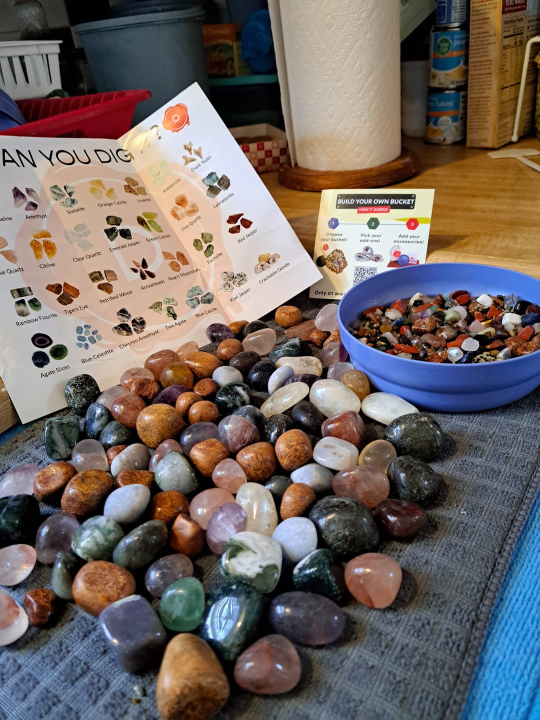 Customer photo review of Gallon Tumbled Stone Bucket