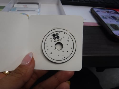 Customer photo review of BTS Anthology CD Magnet Collection Part Two