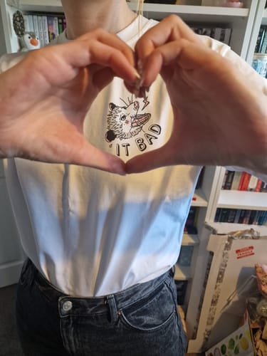 Customer photo review of Dead Inside T-Shirt