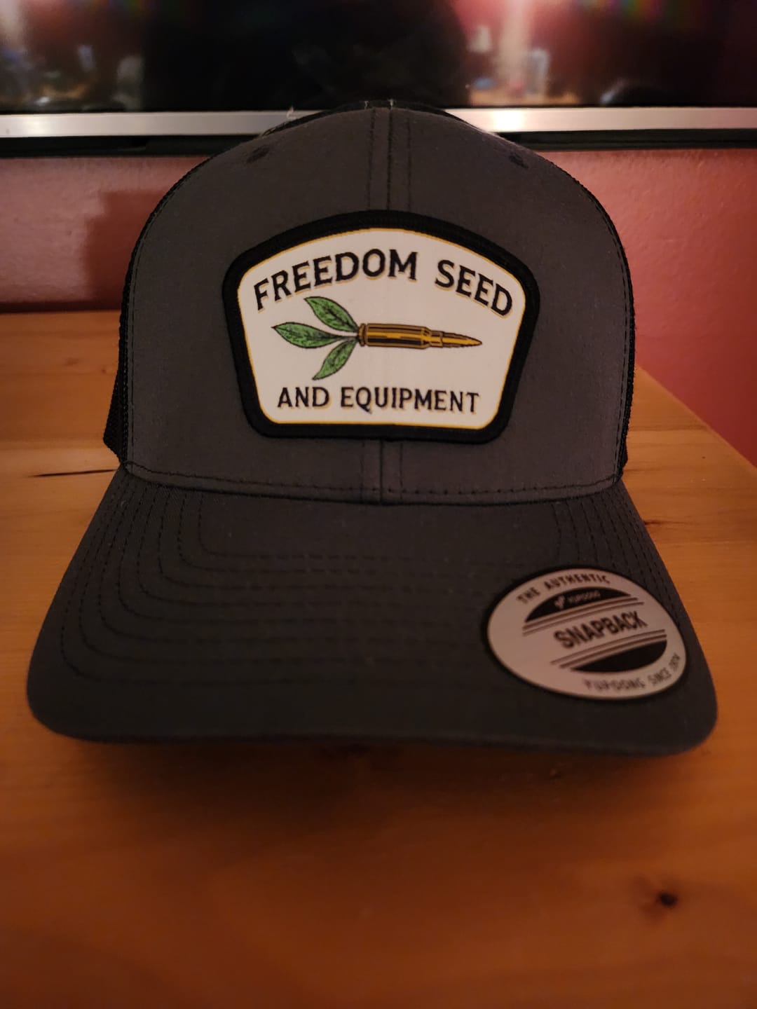 Customer photo review of Freedom Seed and Equipment Woven Patch Hat