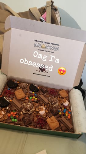 Customer photo review of Mega mixed assortment brownie