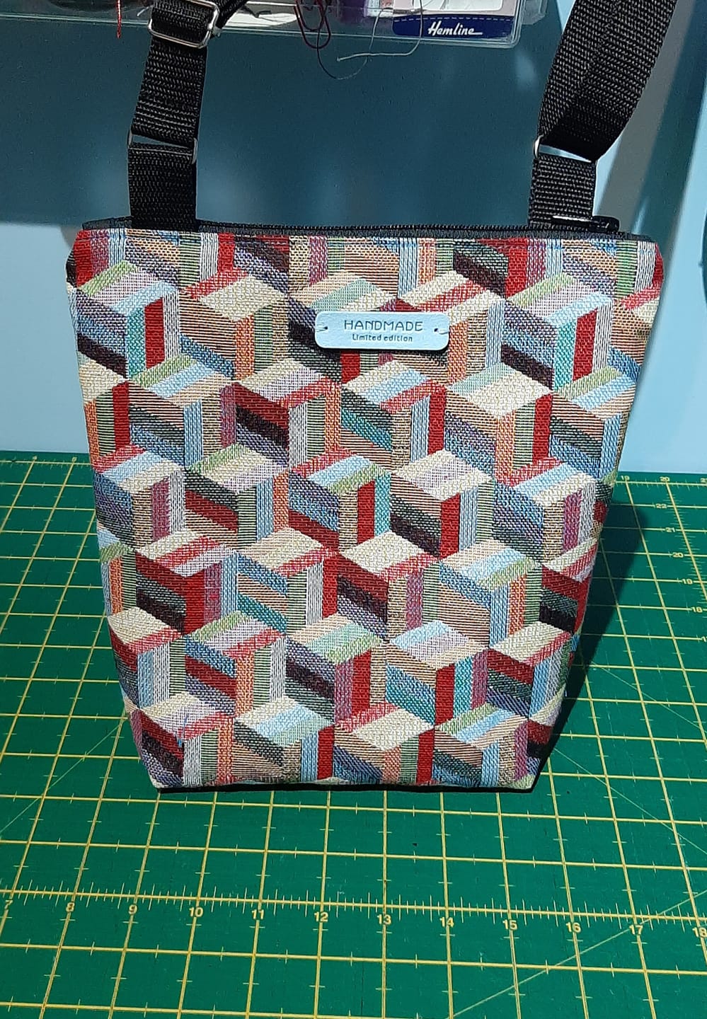 Customer photo review of Rubik Tapestry Fabric