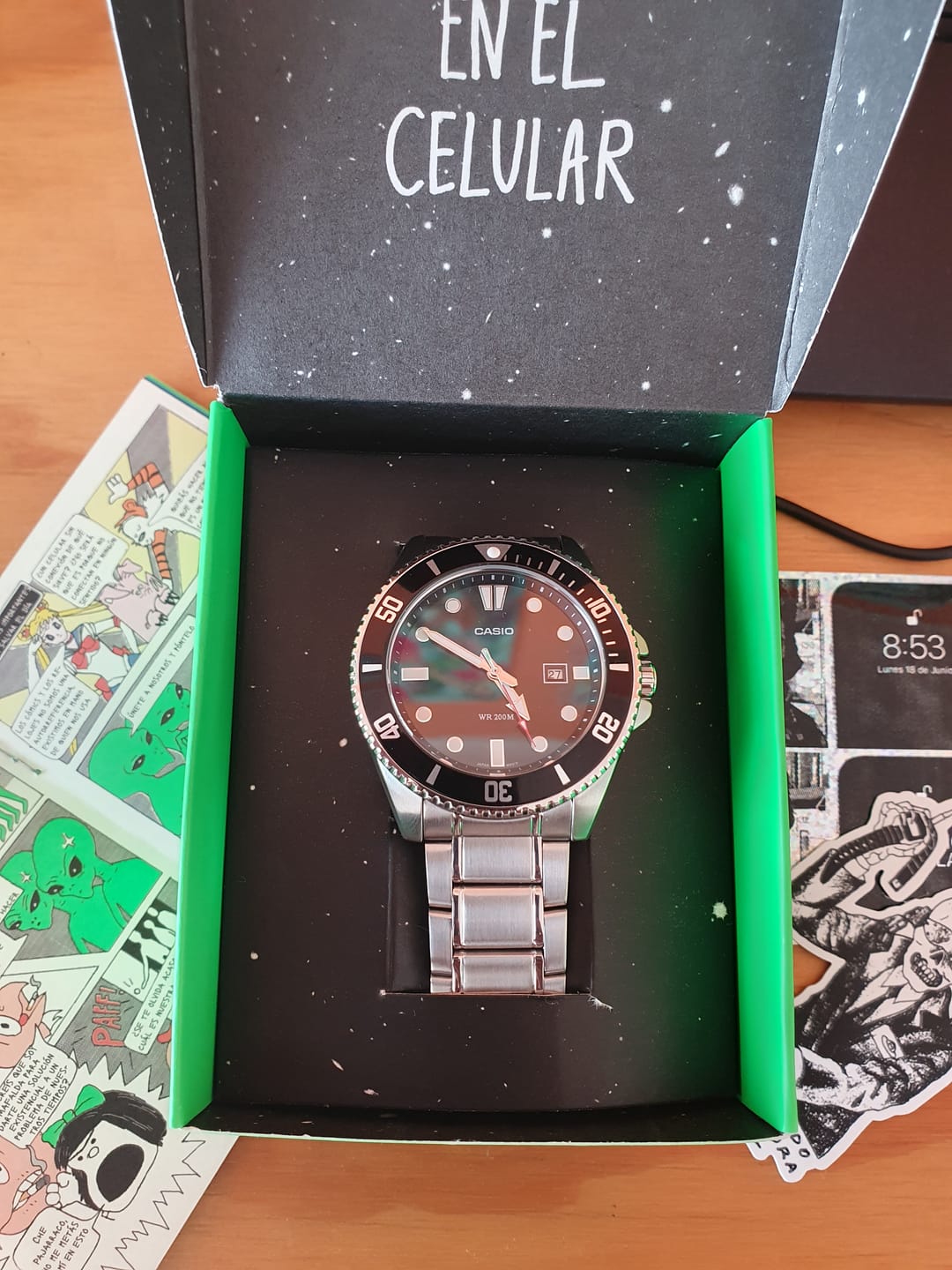 Customer photo review of Reloj Casio Submariner Marlin Duro MDV-107D-1A1VDF Buceo