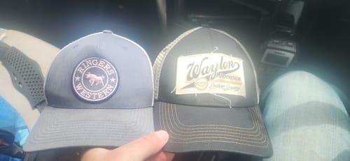 Customer photo review of Waylon Jennings Outlaw Country Trucker Hat
