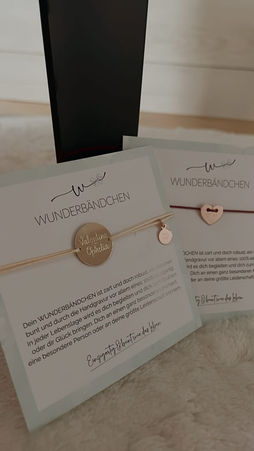 Customer photo review of Armband mit Gravur “Choice”
