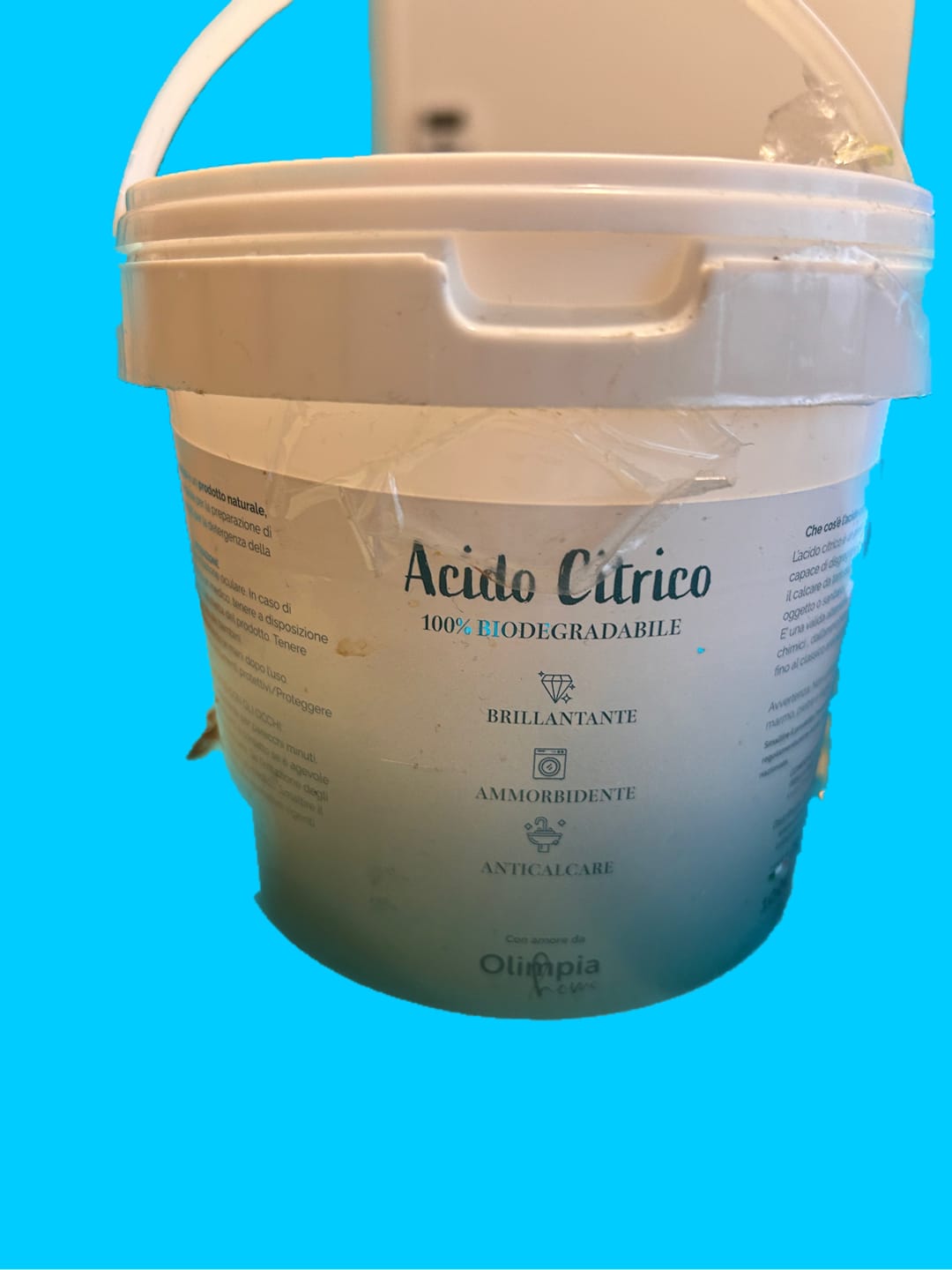 Customer photo review of Acido Citrico Anidro OH