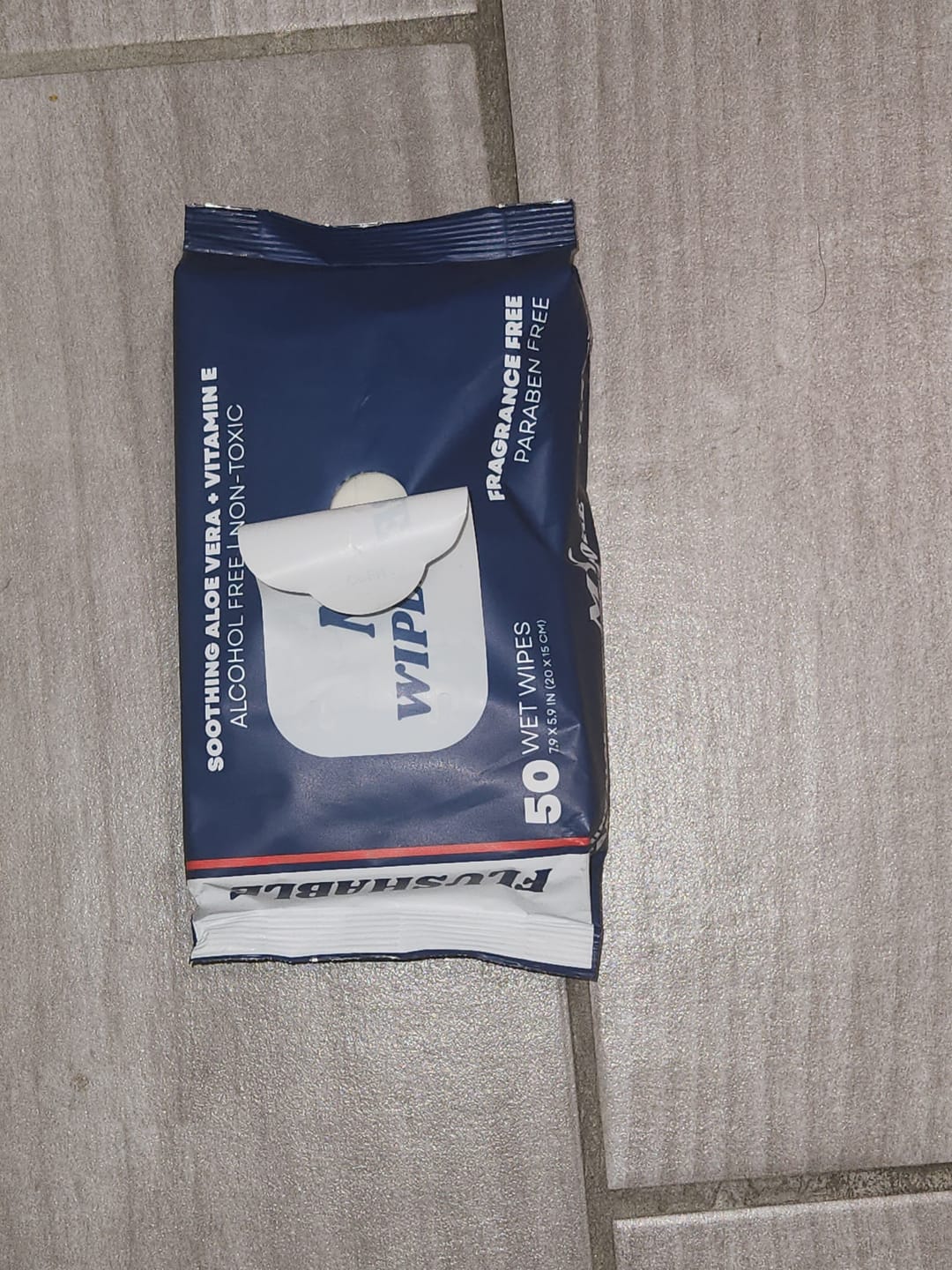 Customer photo review of My Wipes Premium Flushable Wipes