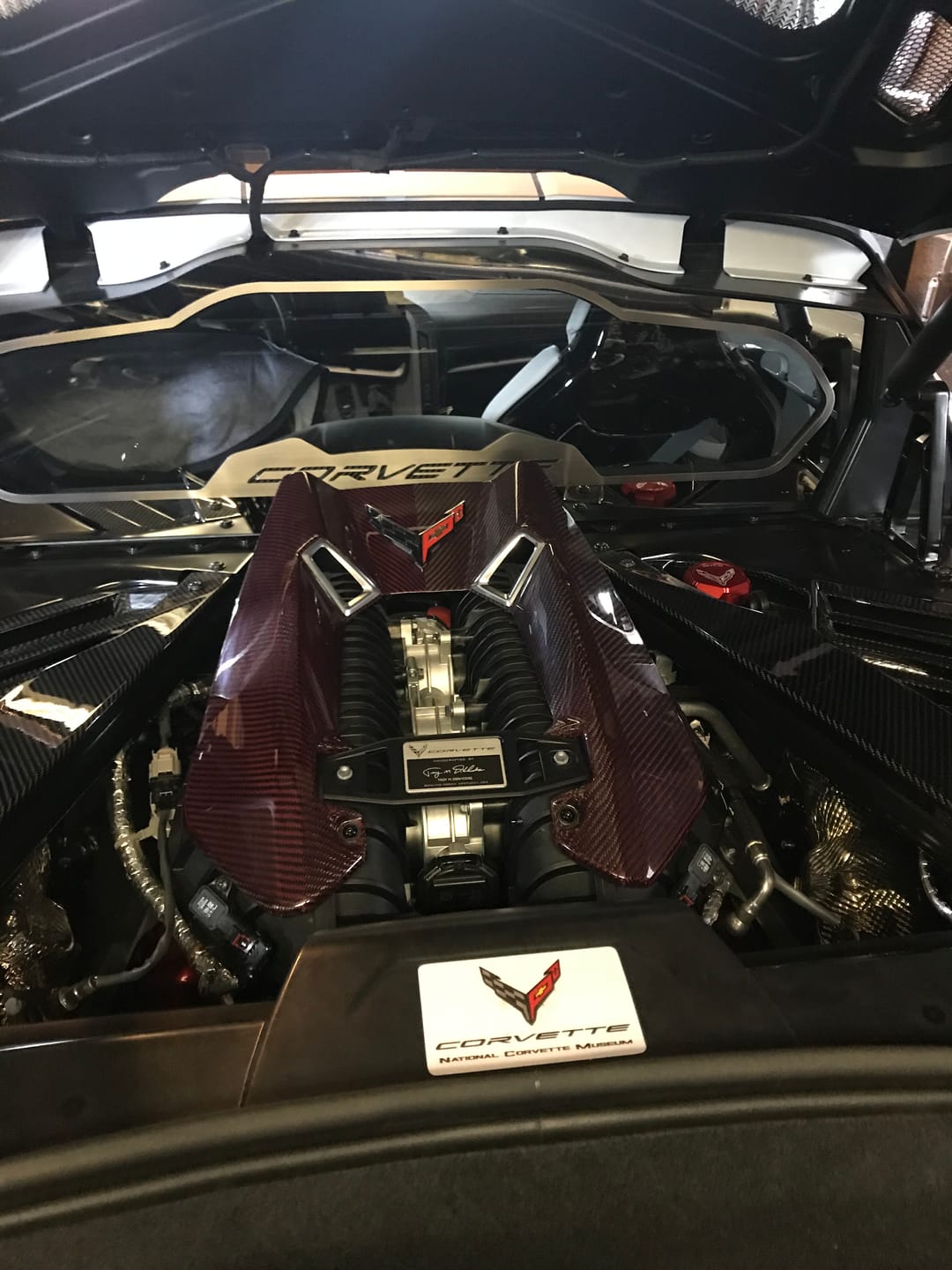 Customer photo review of Corvette C8 Z06 Carbon Fiber Engine Cover
