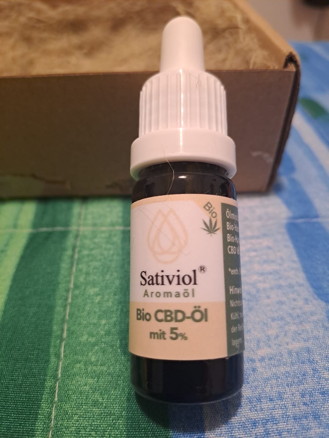Customer photo review of Sativiol® Bio CBD-Öl, 5% Vollspektrum