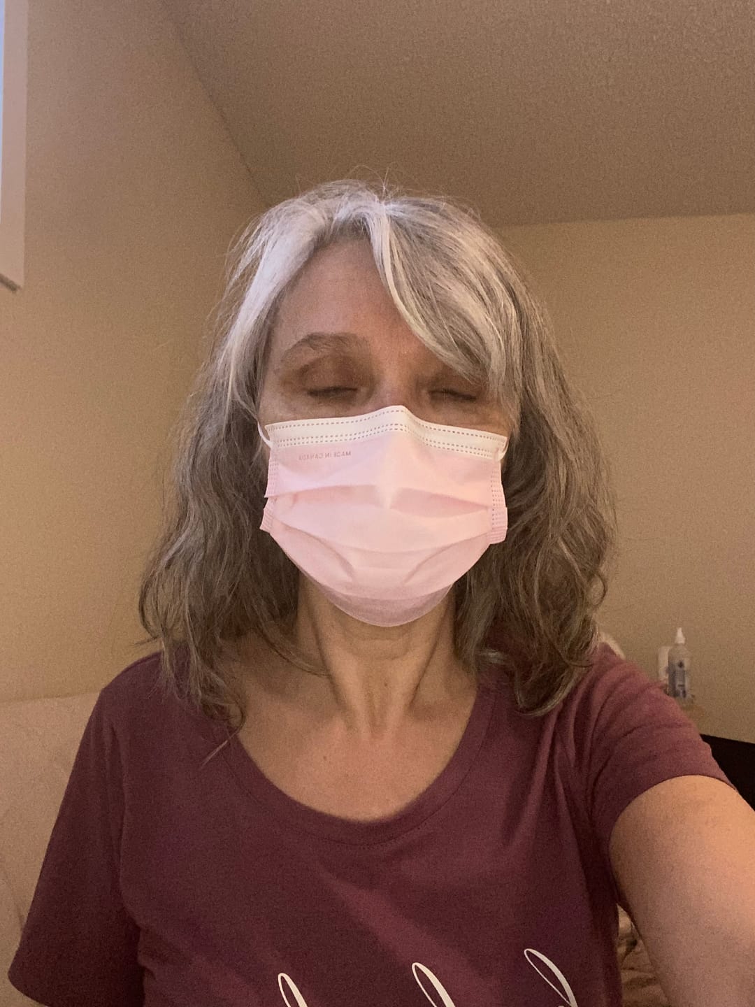 Customer photo review of ASTM Level 3 Medical Procedure Face Mask Made in Canada