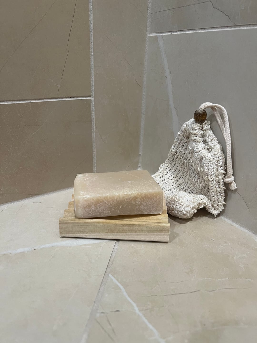 Customer photo review of Tallow Shampoo Bar