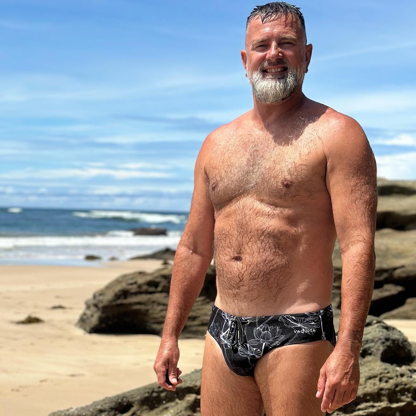 Customer photo review of NEW - White Lotus - Enhancing Swim Brief