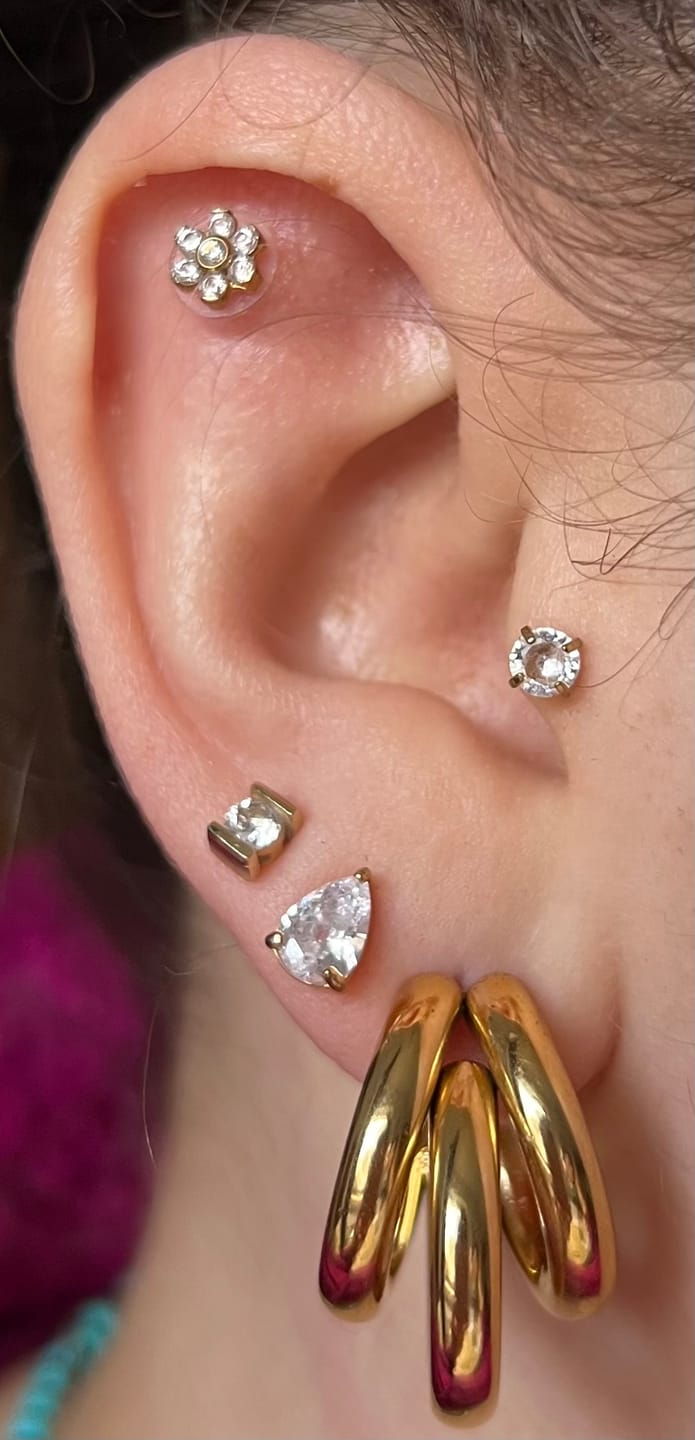 Customer photo review of Britney Piercing | Titan