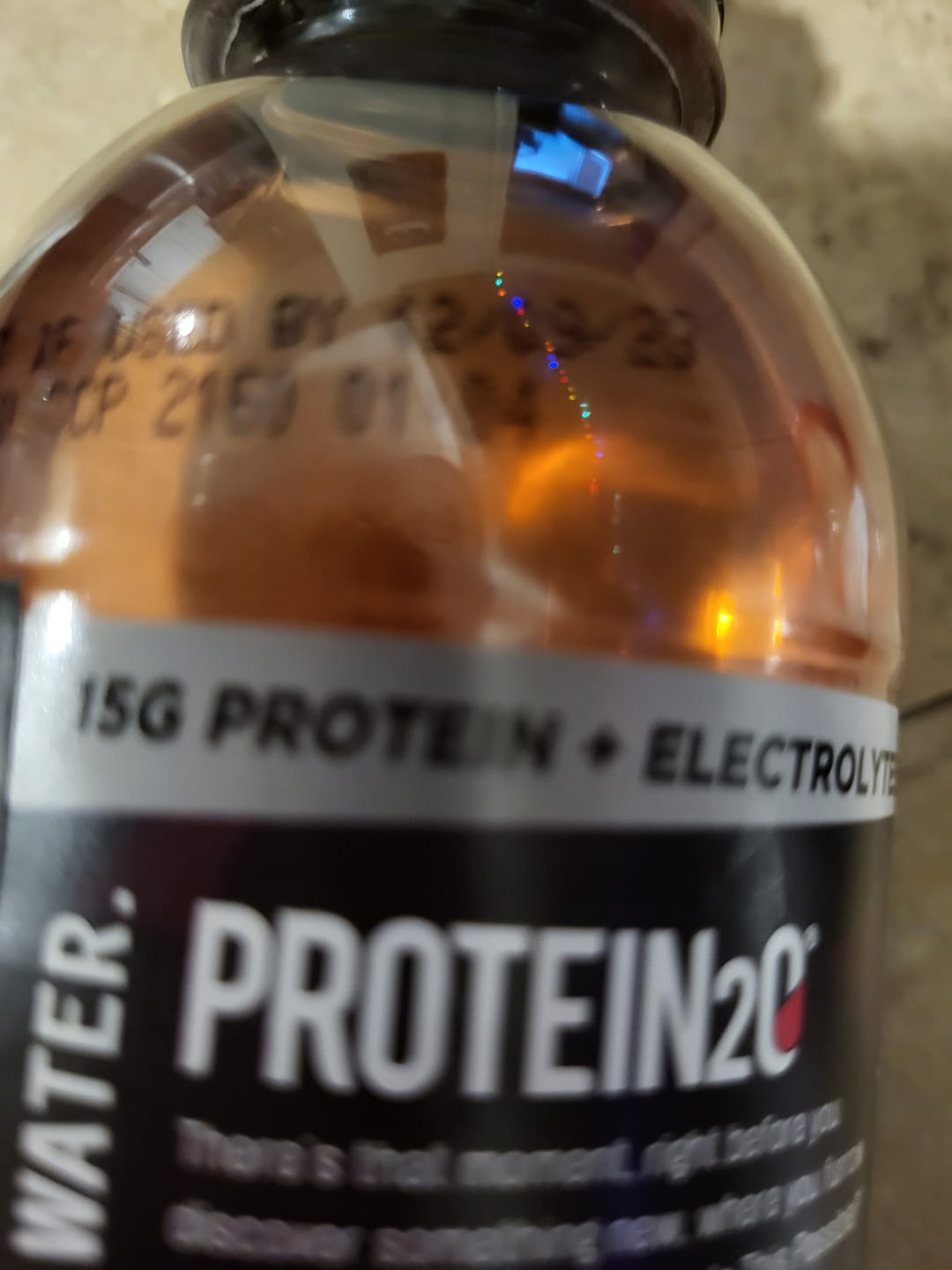 Customer photo review of Protein2o - Eau infusée protéinée + Électrolytes (500mL)
