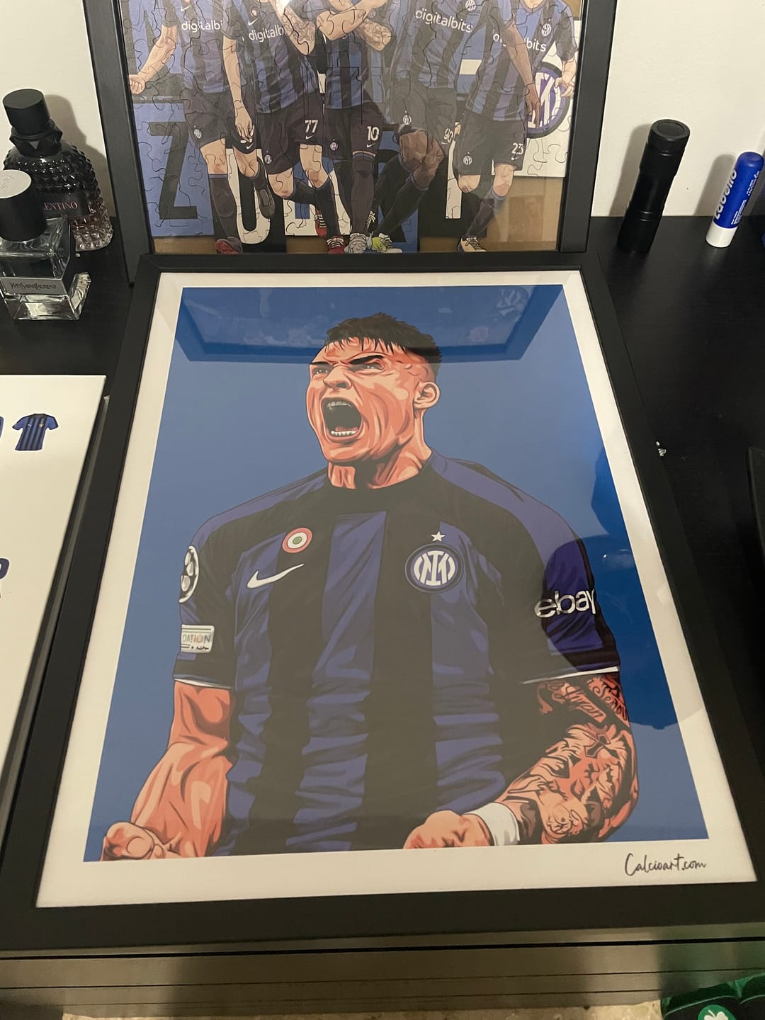 Customer photo review of LAUTARO ESULTANZA DERBY CHAMPIONS LEAGUE