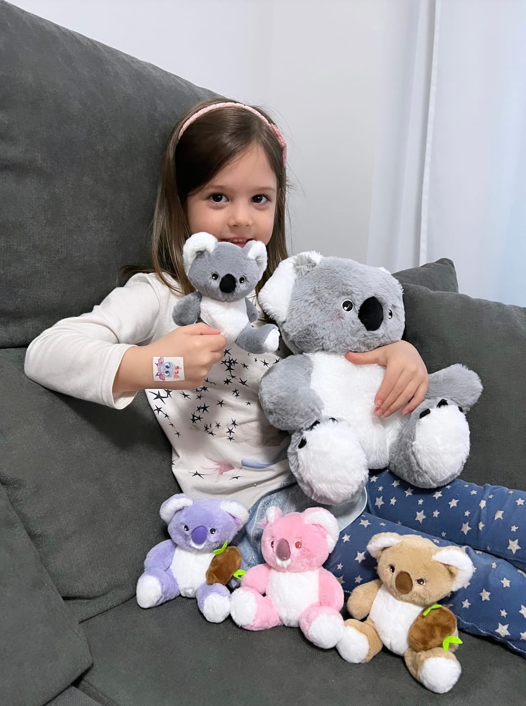 Customer photo review of Ensemble de Jeu en Peluche de Famille Koalas avec 4 Bébés Coffrets Cadeaux pour Tout-petit