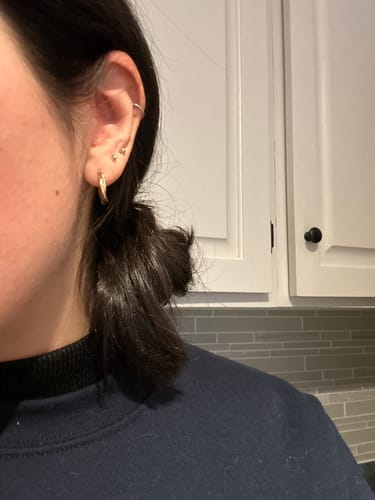 Customer photo review of Biarritz Hoops - Gold