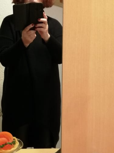 Customer photo review of Pullover mit hohem Hals und lang