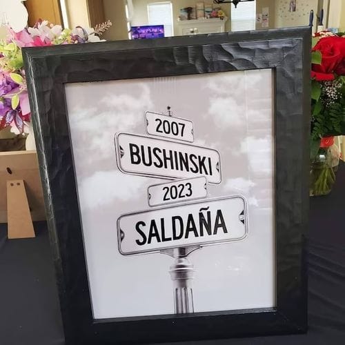 Customer photo review of COUPLES DATE OF LOVE by Cstm Canvas