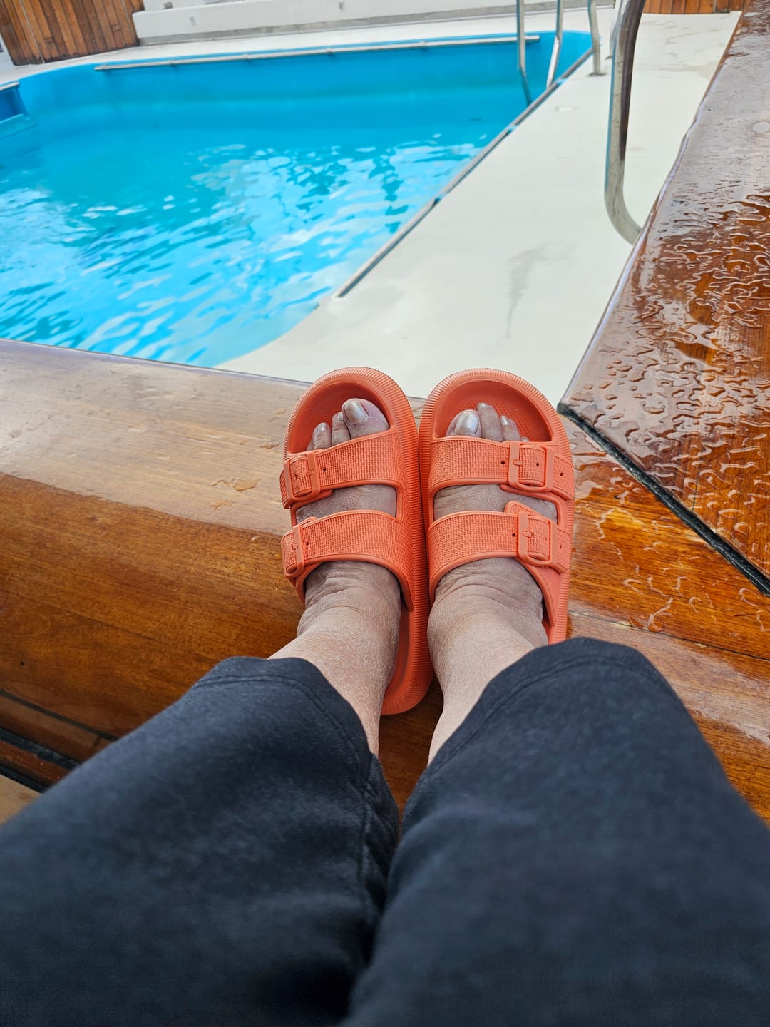 Customer photo review of Cushion Sandals - Cloud Slides