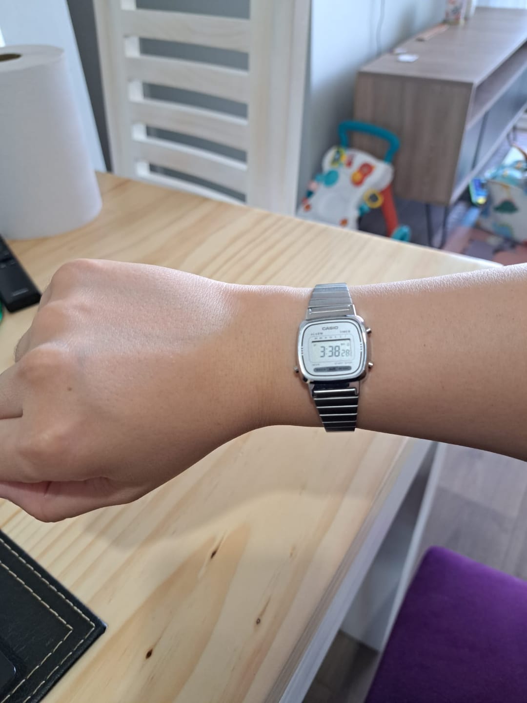 Customer photo review of Reloj Casio Vintage LA670WA-7DF Plateado