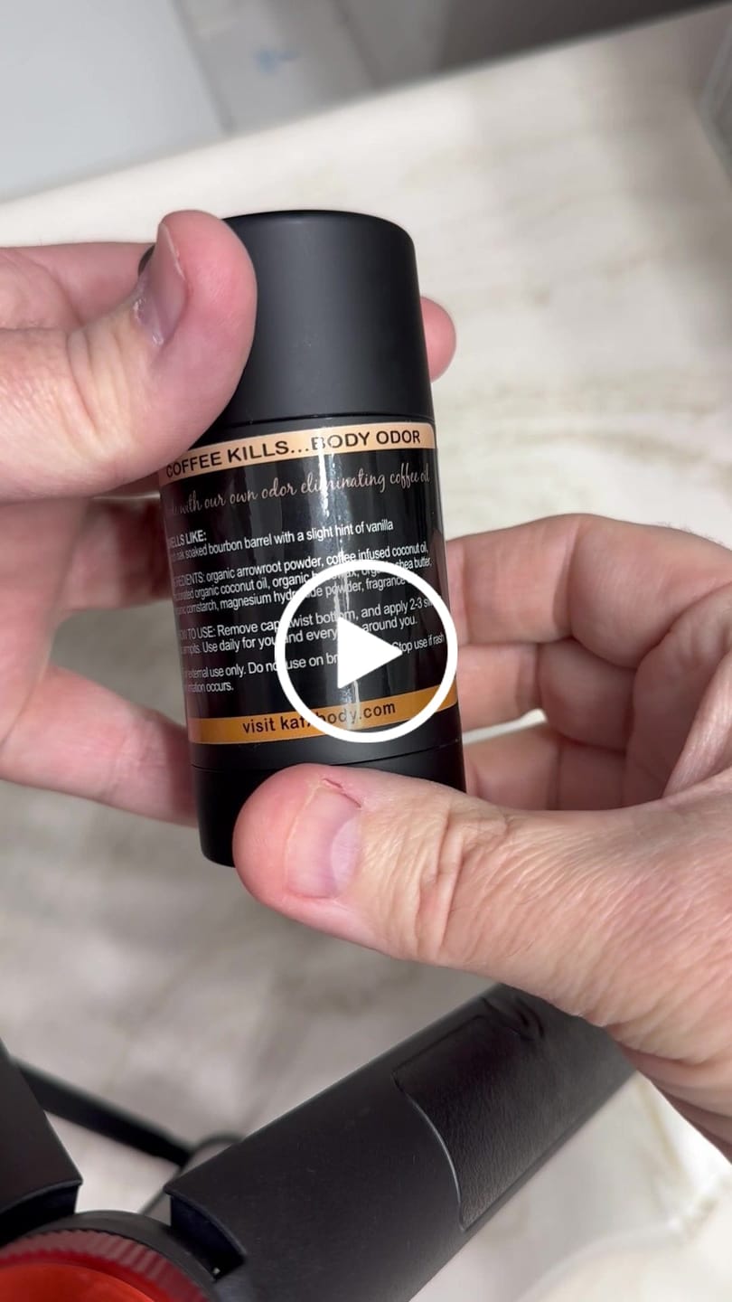 Customer video review of Oak Barrel Bourbon 3 Pack of KAFX Body Natural Deodorant