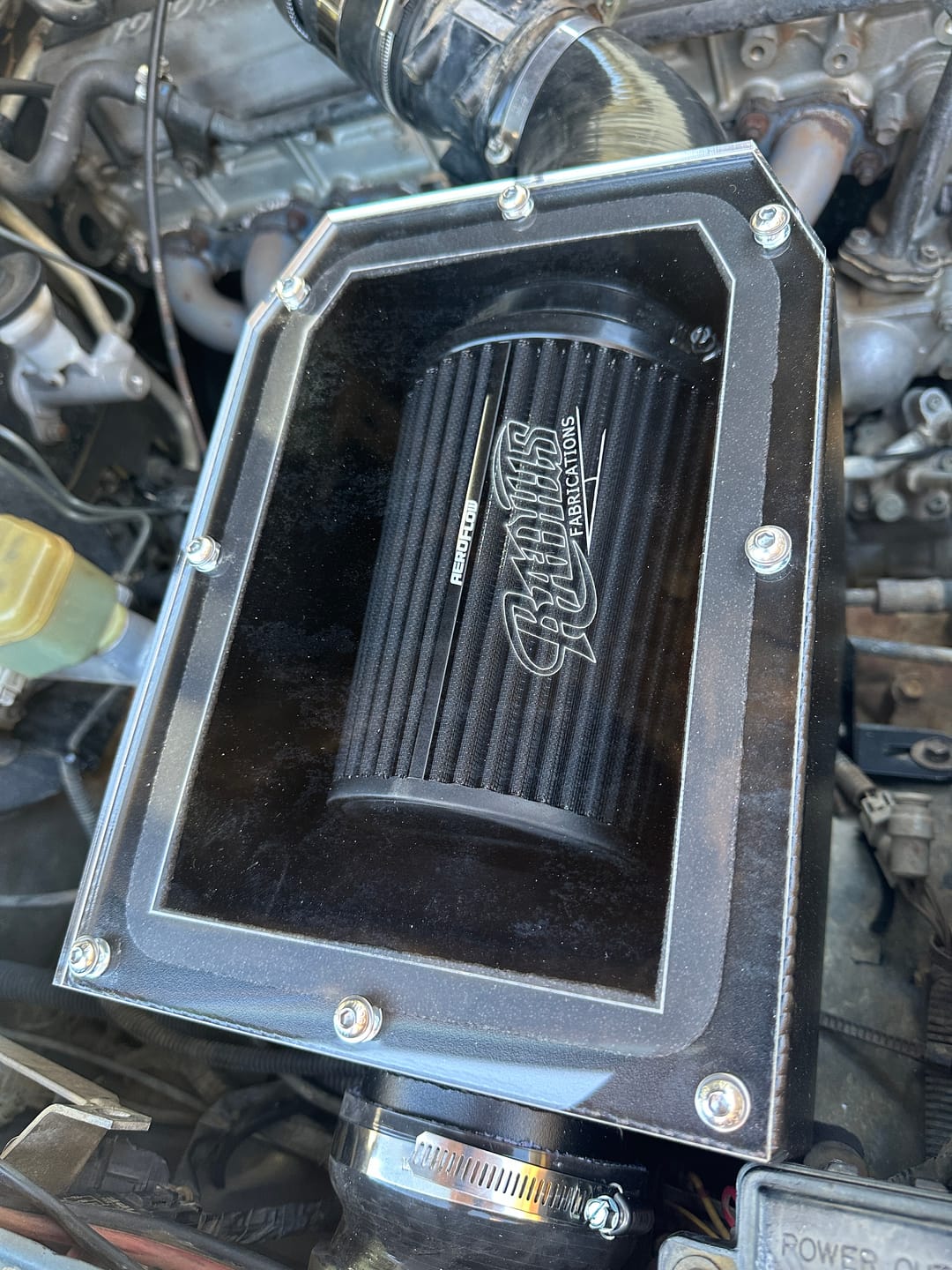 Customer photo review of 80 Series Pod Filter Air Box