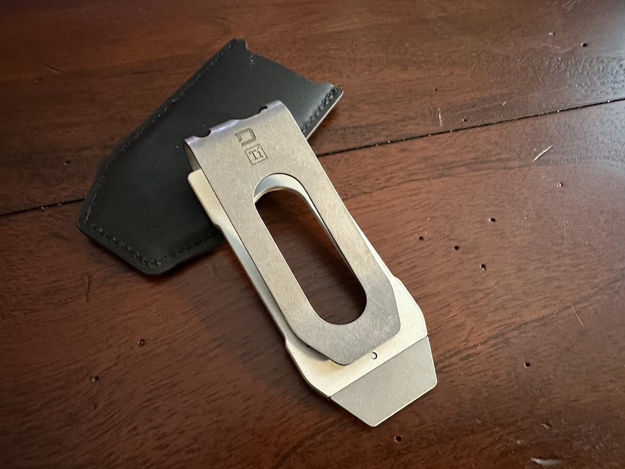 Customer photo review of MC02 TITANIUM MONEY CLIP