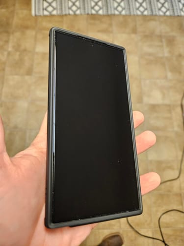 Customer photo review of UltraGlass Screen Protector for Samsung Galaxy