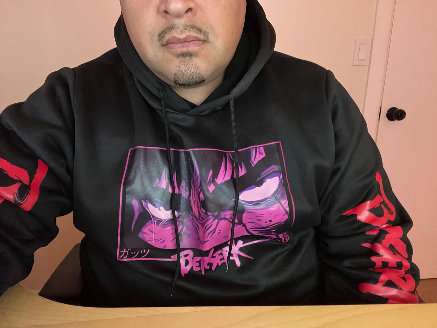 Customer photo review of DEATH STARE HOODIE