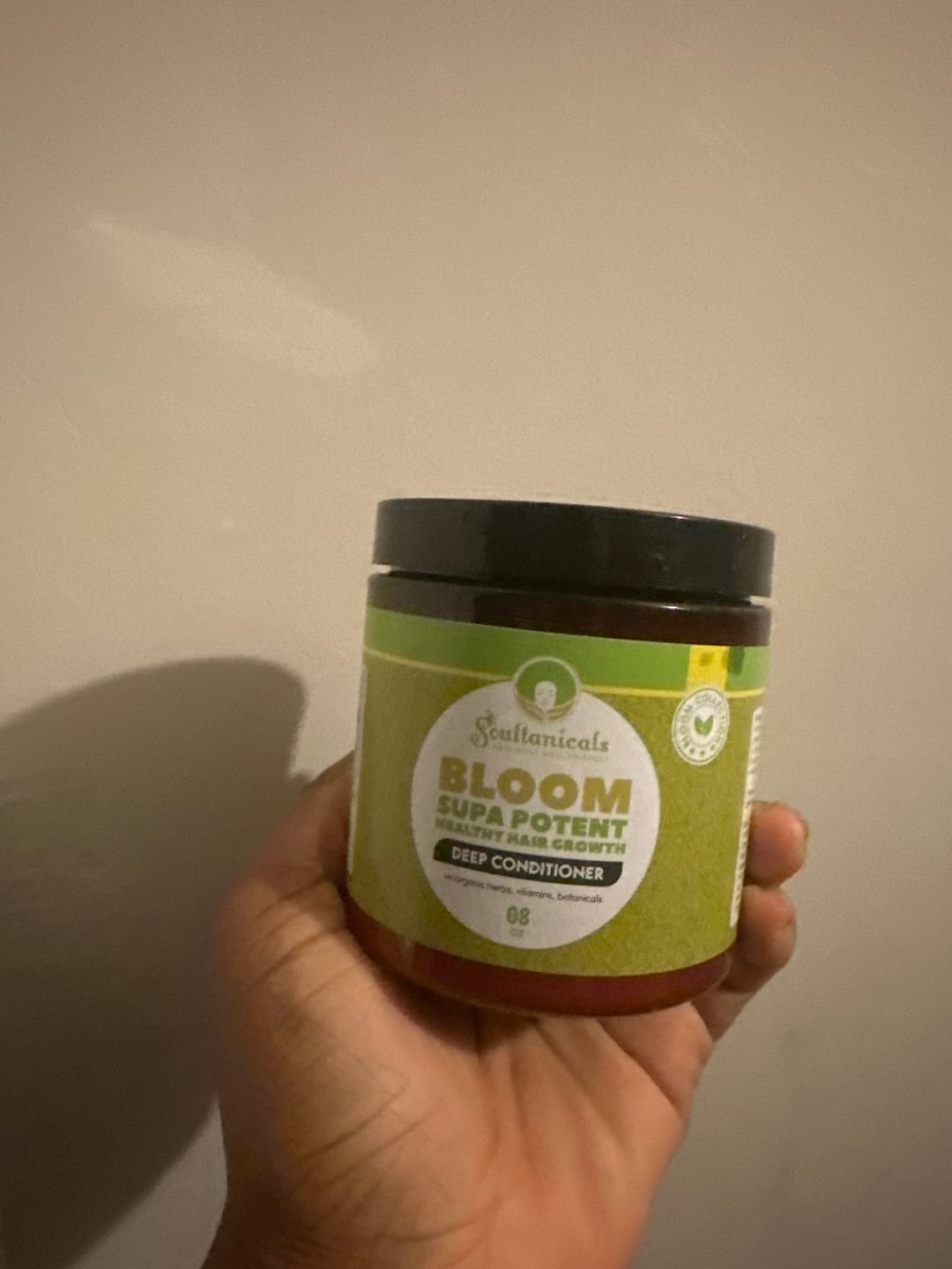 Customer photo review of Bloom Healthy Hair Growth Deep Conditioner