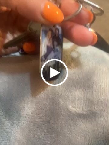 Customer video review of I Promise To Be - Personalized Engraved Stainless Steel Keychain