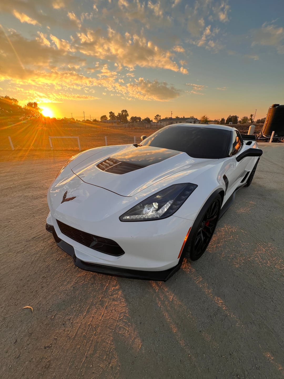 Customer photo review of Corvette C7 ZR1 ZTK Conversion Rear Spoiler High Wing