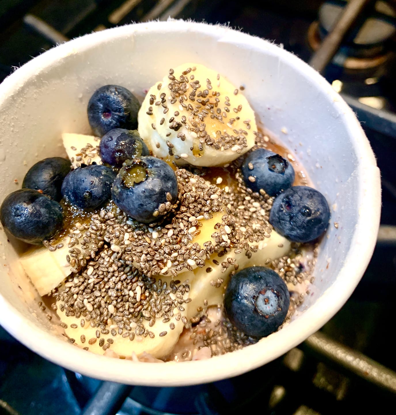 Customer photo review of Blueberry Maple Oatmeal
